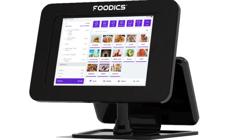 Foodics POS screen for restaurant management system